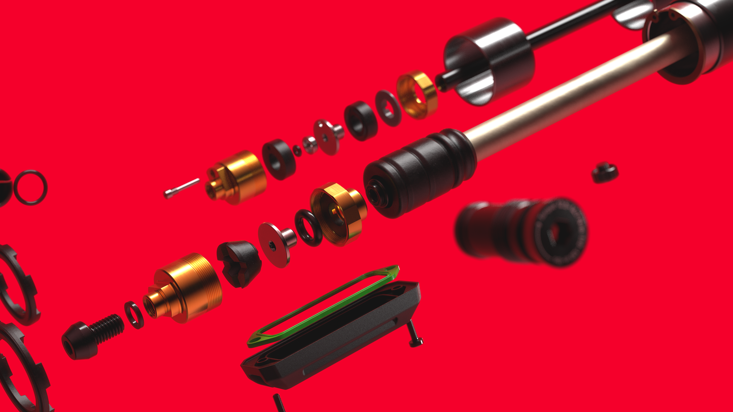 ROCKSHOX BOXXER ULTIMATE CHARGER 3.2 RC2 πιρούνι 29' Άξονας 20x110mm Boost Κόκκινο