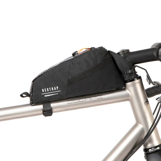 Τσάντα πλαισίου RESTRAP RACE TOP TUBE BAG SHORT 1.2 L Μαύρο