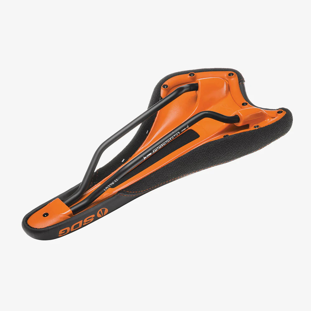 Saddle SDG RADAR MTN Rails Titanium-Alu Black/Orange