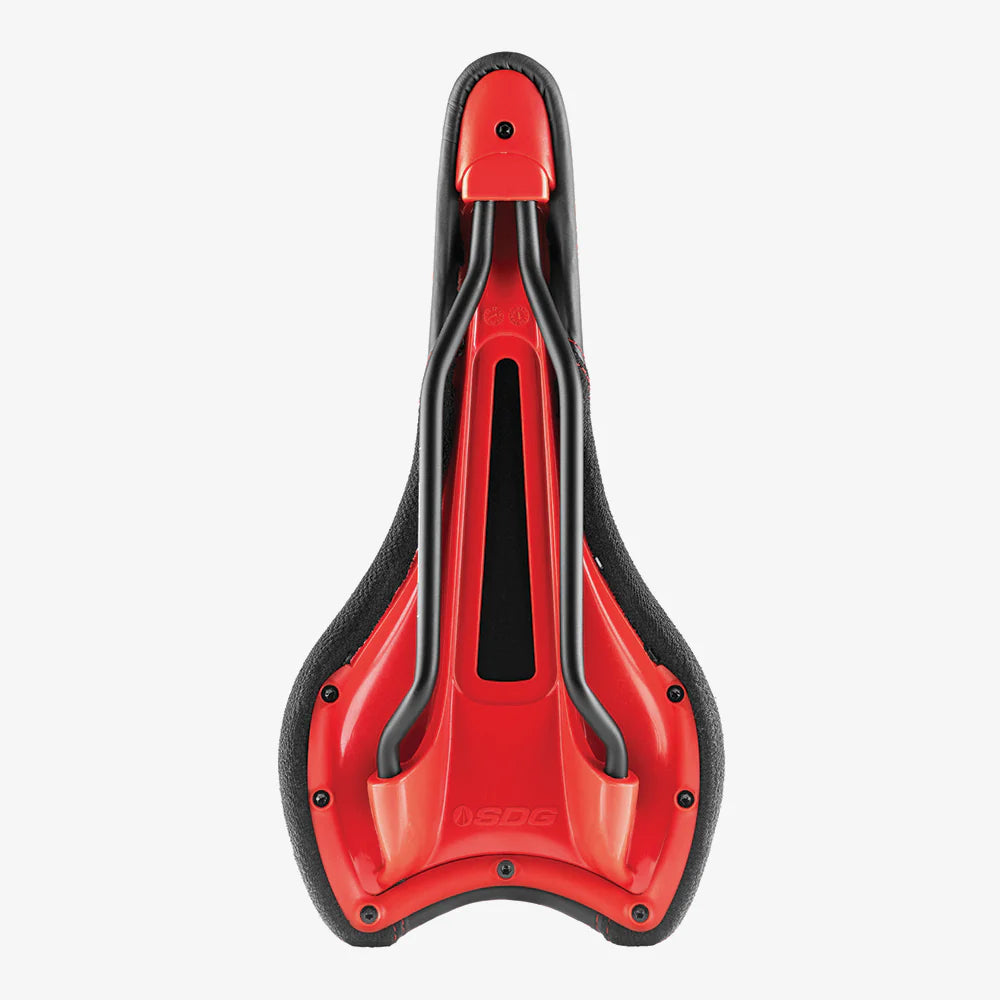 Saddle SDG RADAR MTN Rails Titanium-Alu Black/Red