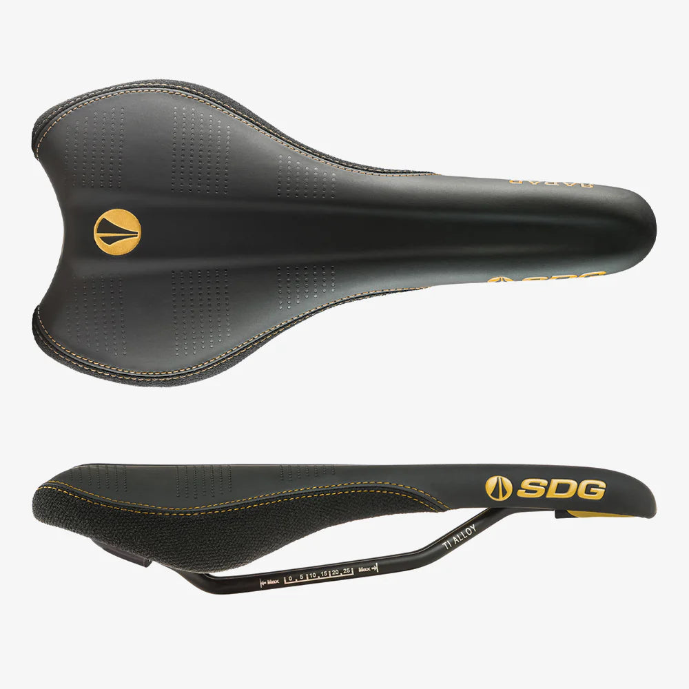 Saddle SDG RADAR MTN Rails Cr-Mo Black/Gold