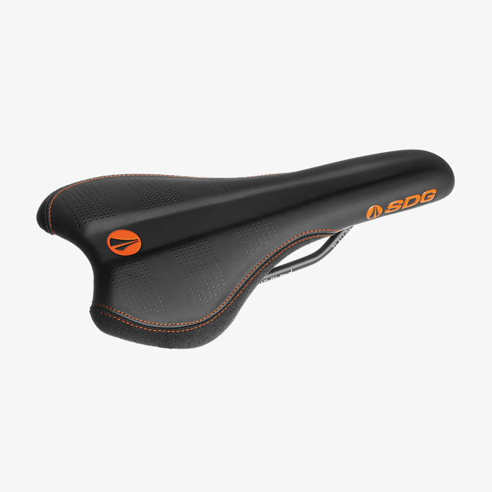 Saddle SDG RADAR MTN Rails Titanium-Alu Black/Orange