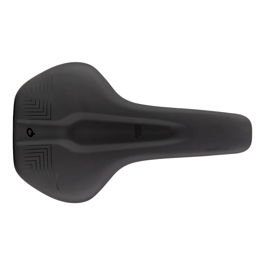 Saddle PROLOGO RAION 145mm RECYCLED Steel Rails Black