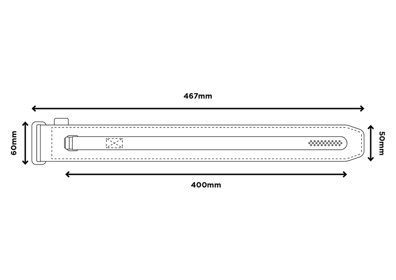 RESTRAP FRAME STRAP Μαύρο