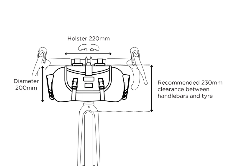 RESTRAP HOSLTER BAR BAG 14 L τσάντα τιμονιού