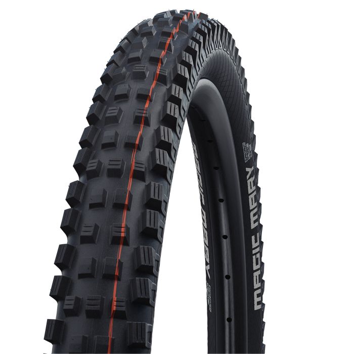 SCHWALBE MAGIC MARY 27.5x2.40 ADDIX SOFT SUPERGROUND Tubeless Ready Soft Black tire