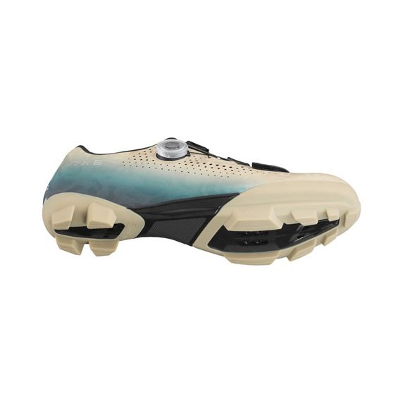 SHIMANO RX600 Beige/Blue Gravel Shoes