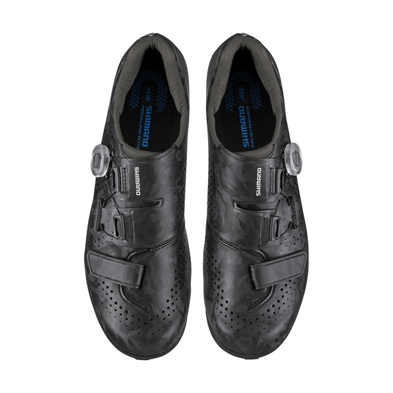 SHIMANO RX600 Μεγάλα μαύρα παπούτσια GRAVEL