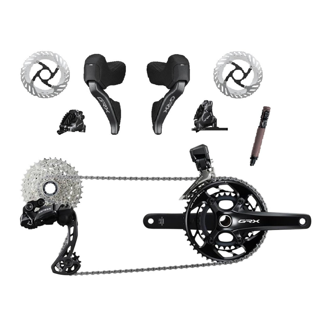 SHIMANO GRX RX825 Di2 12V Complete Package