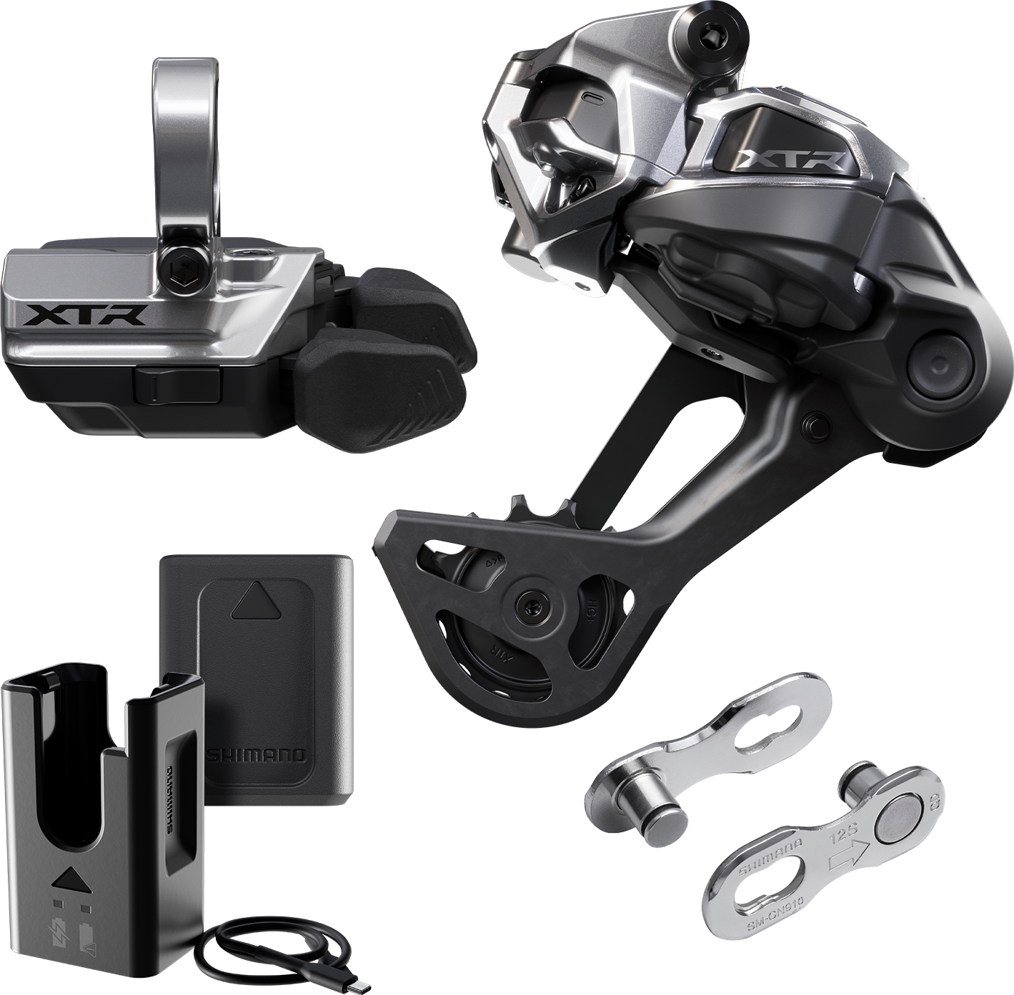 Upgrade Kit SHIMANO XTR Di2 Wireless M9250-SGS Long Cage Collar Mount