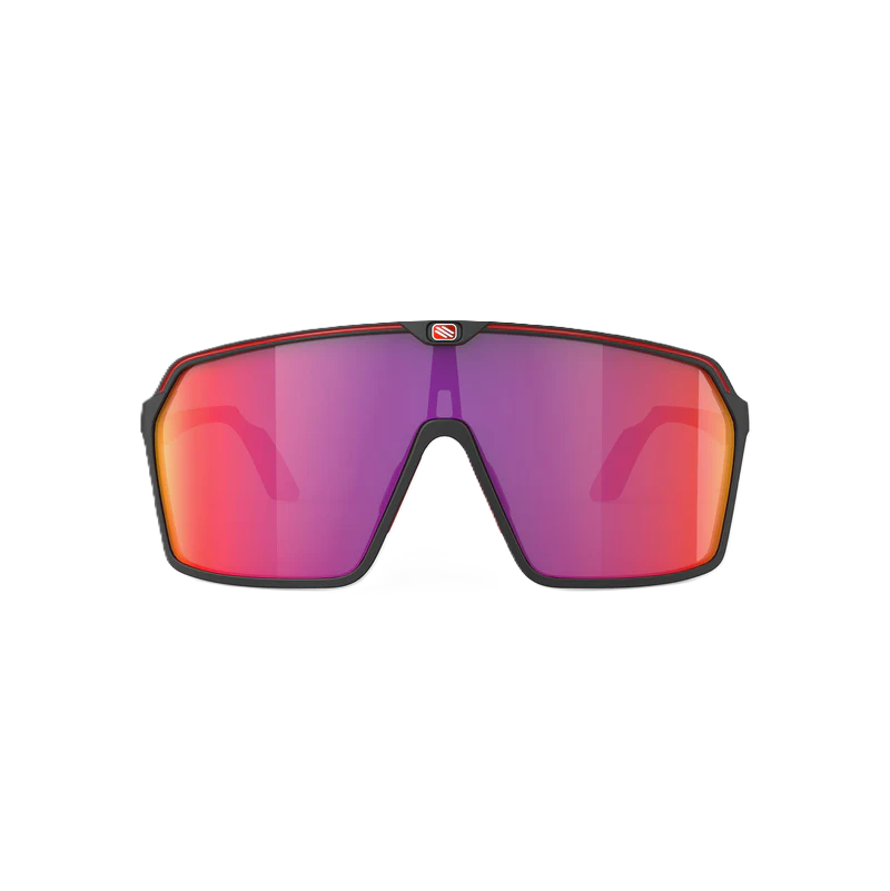 Glasses RUDY PROJECT SPINSHIELD Black Lenses RP Optics Multilaser Red