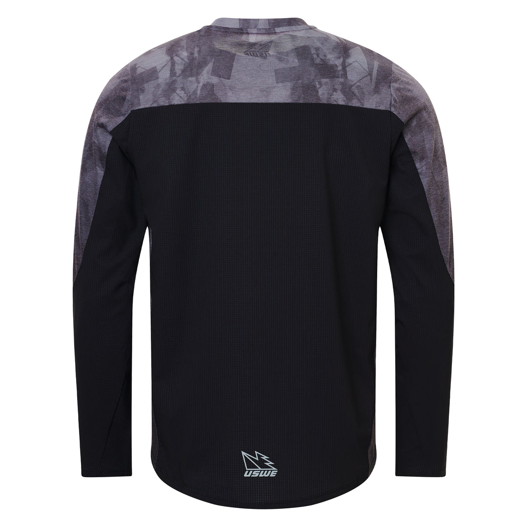 USWE SPOKE MTB Μακρυμάνικο Jersey Μαύρο