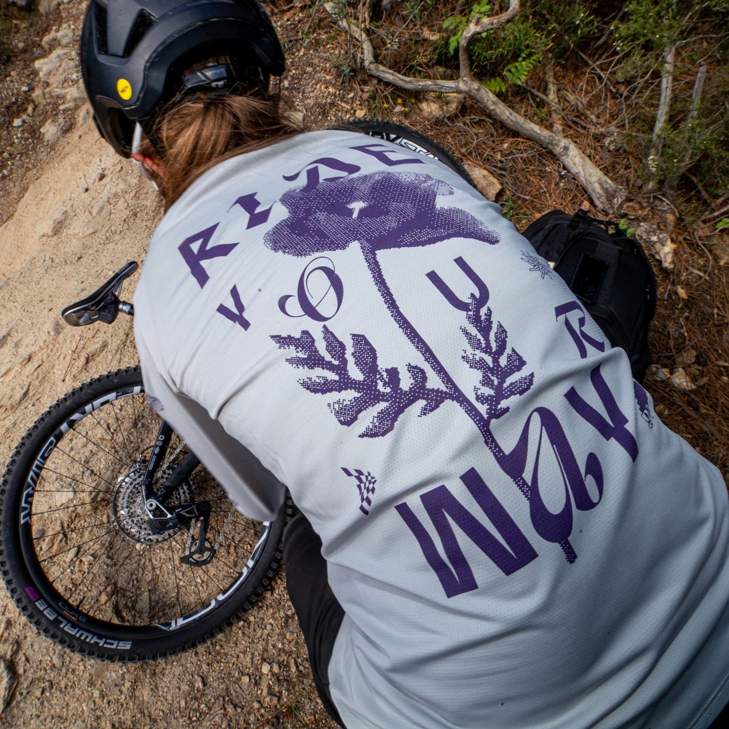 NORTHWAVE XTRAIL 2 Γυναικείο μακρυμάνικο Jersey Γκρι/Μωβ