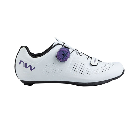 Shoes Road NORTHWAVE STORM CARBON Femme White/Purple