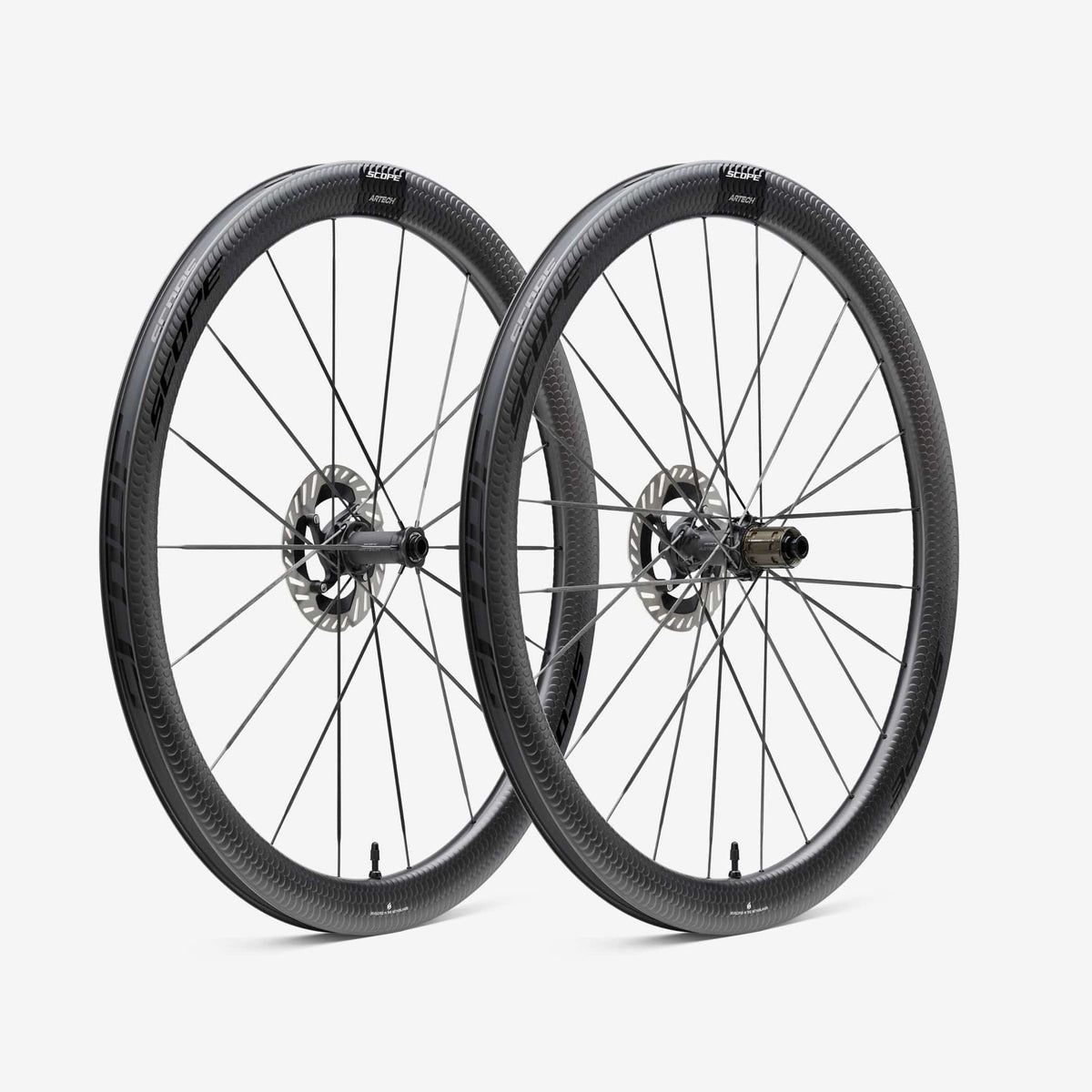 Ζεύγος τροχών SCOPE Artech 4 Tubeless Ready (Centerlock) Μαύρο