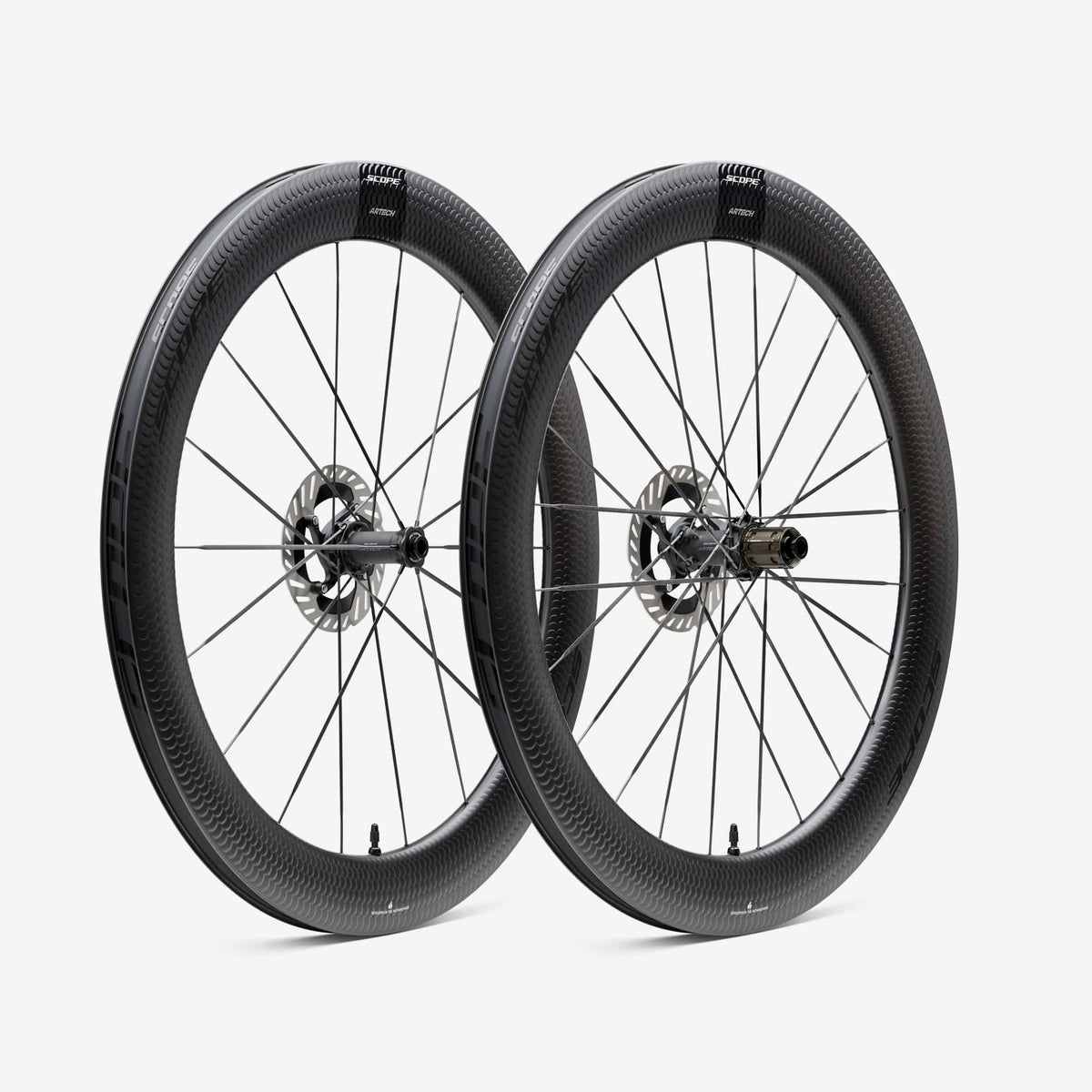 Ζεύγος τροχών SCOPE Artech 6 Tubeless Ready (Centerlock) Μαύρο
