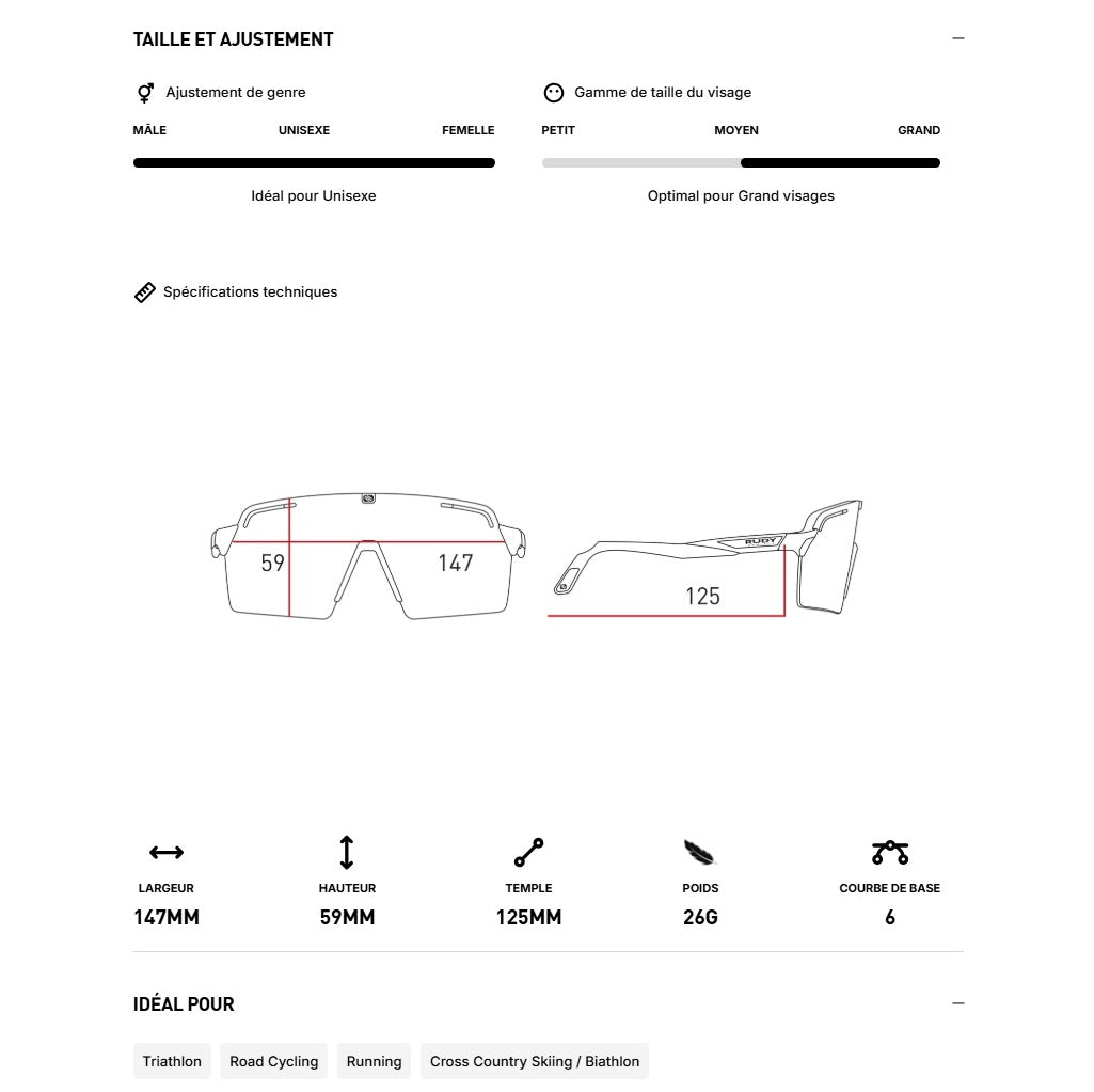 Glasses RUDY PROJECT SPINSHIELD PRO Matt Black Lenses IMPACTX™ Photochromic Laser Black