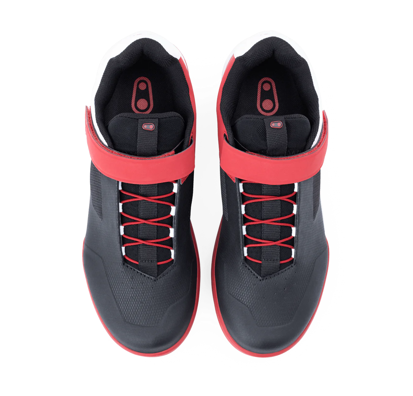 CRANKBROTHERS STAMP SPEED LACE FLAT MTB shoes Black/Red/White