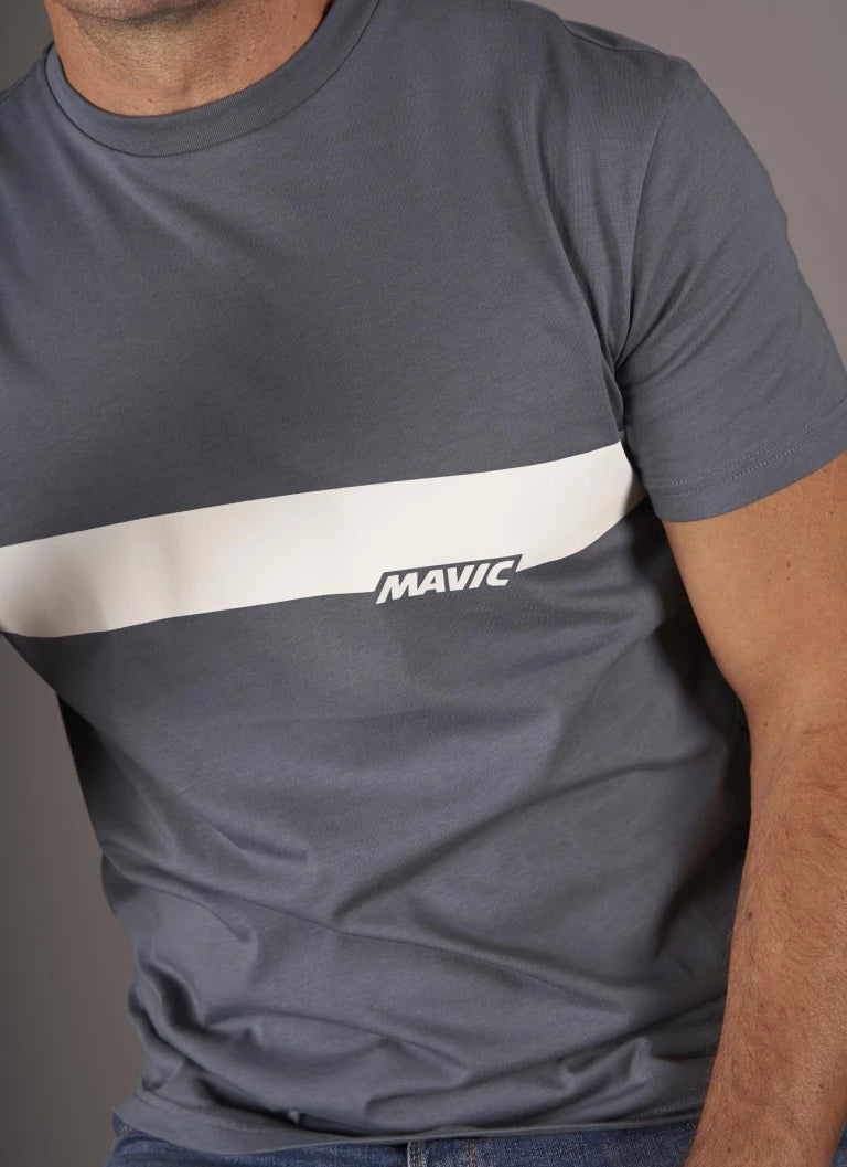 MAVIC CORPORATE STRIPE T-Shirt Blue