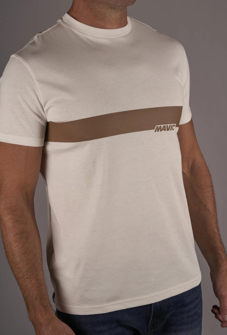 MAVIC CORPORATE STRIPE T-Shirt Λευκό