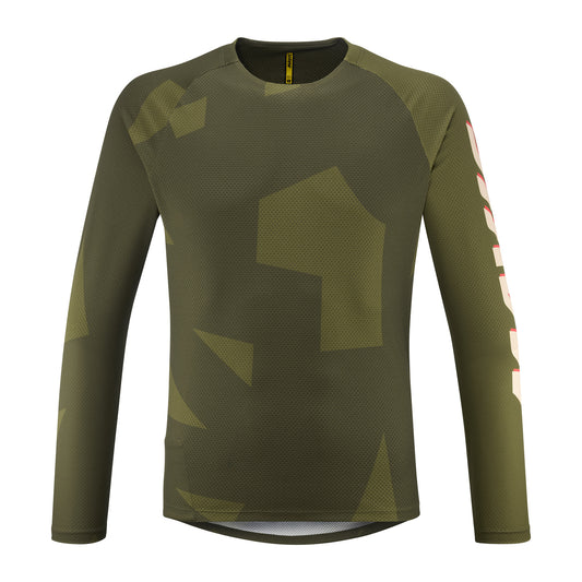 MAVIC DEEMAX ENDURO Μακρυμάνικο Jersey Camo με μακρύ μανίκι χακί