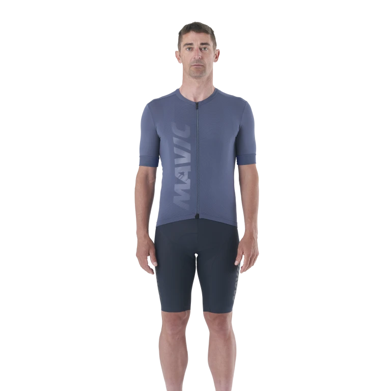 MAVIC AKSIUM Short Sleeve Jersey Blue