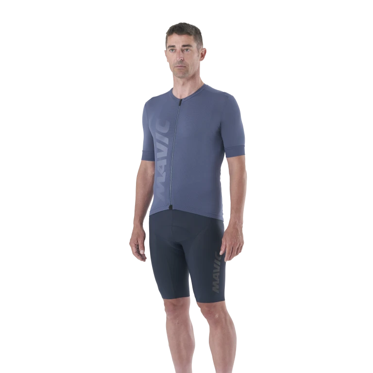 MAVIC AKSIUM Short Sleeve Jersey Blue