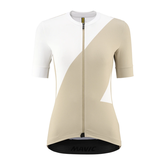 MAVIC AKSIUM GRAPHIC Κοντομάνικο Jersey Γυναίκες Μπεζ