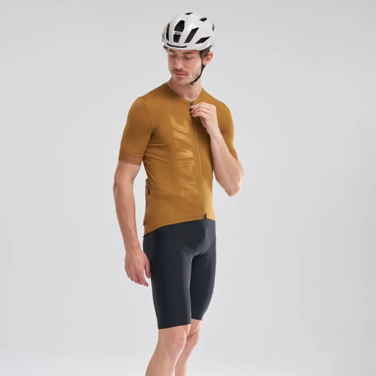 MAVIC AKSIUM Κοντομάνικο Jersey καφέ
