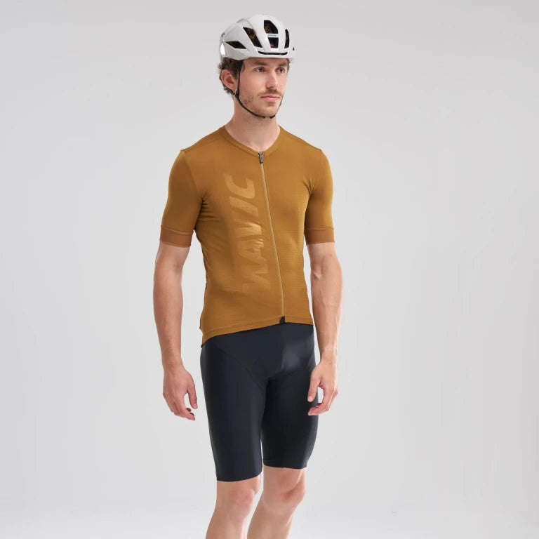 MAVIC AKSIUM Κοντομάνικο Jersey καφέ