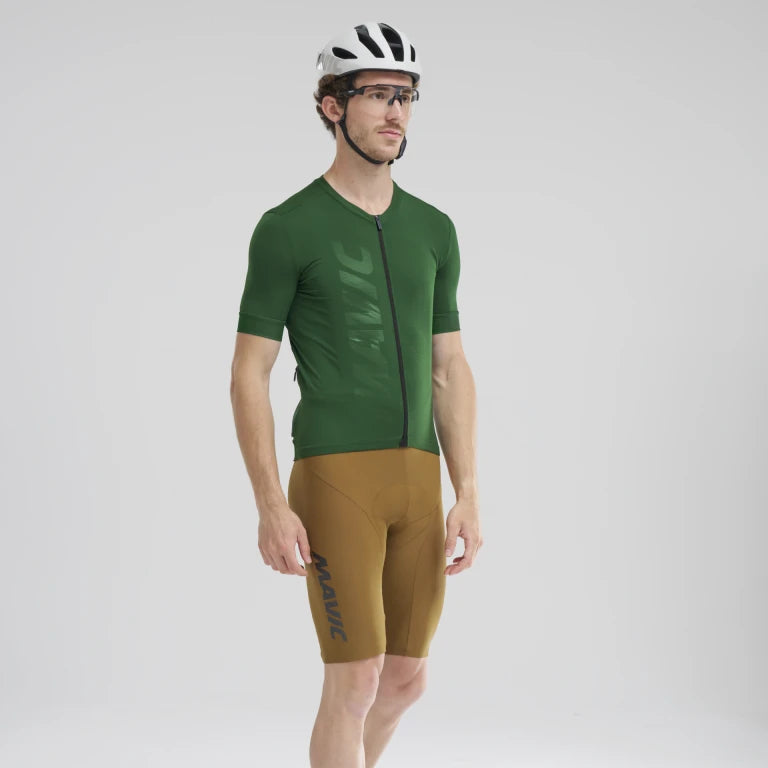 MAVIC AKSIUM Short Sleeve Jersey Green