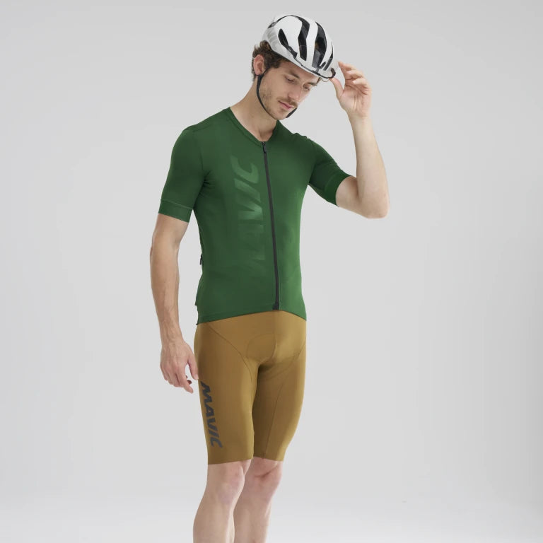 MAVIC AKSIUM Short Sleeve Jersey Green