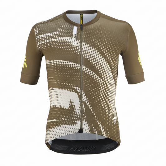 MAVIC AKSIUM GRAPHIC Κοντομάνικο Jersey Μπεζ/Καφέ