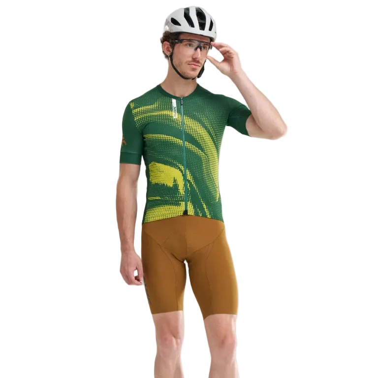 MAVIC AKSIUM GRAPHIC Κοντομάνικο Jersey Πράσινο/Κίτρινο