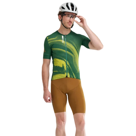 MAVIC AKSIUM GRAPHIC Κοντομάνικο Jersey Πράσινο/Κίτρινο