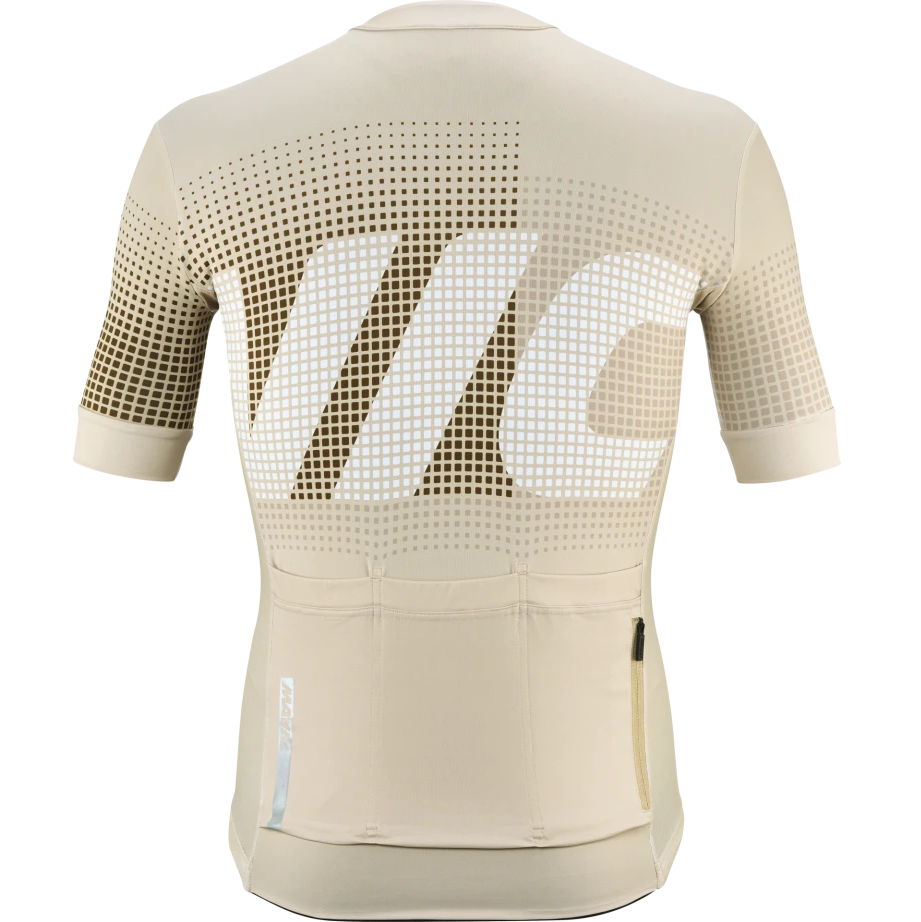 MAVIC AKSIUM GRAPHIC Short Sleeve Jersey Beige