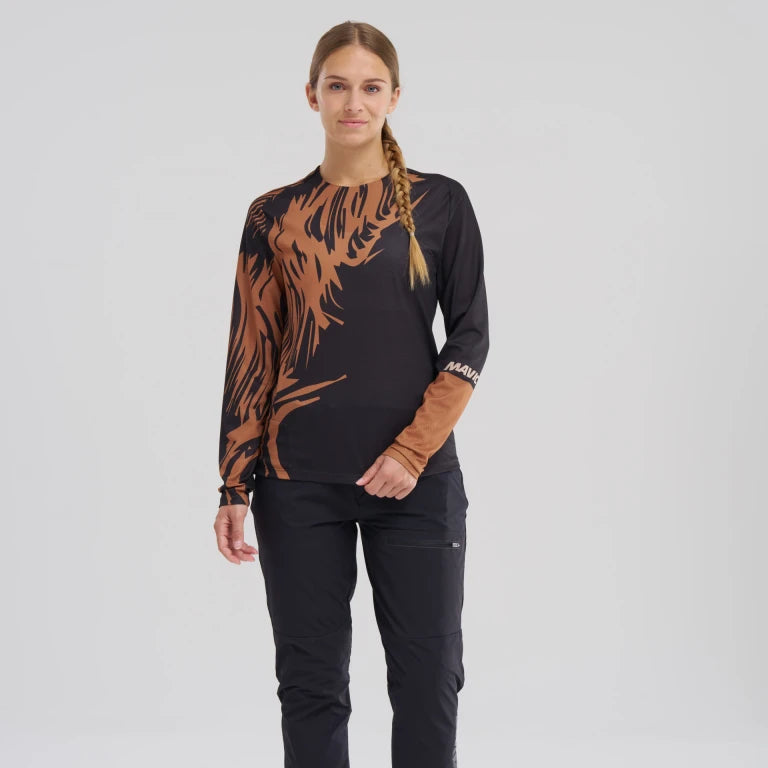 Women's MAVIC DEEMAX ENDURO Long Sleeve Jersey Black