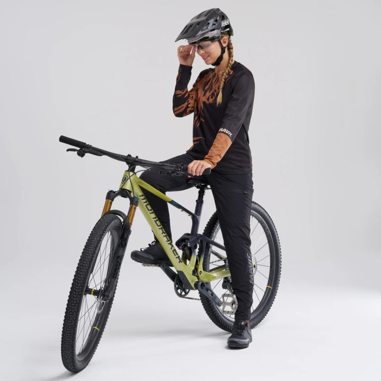 Women's MAVIC DEEMAX ENDURO Long Sleeve Jersey Black