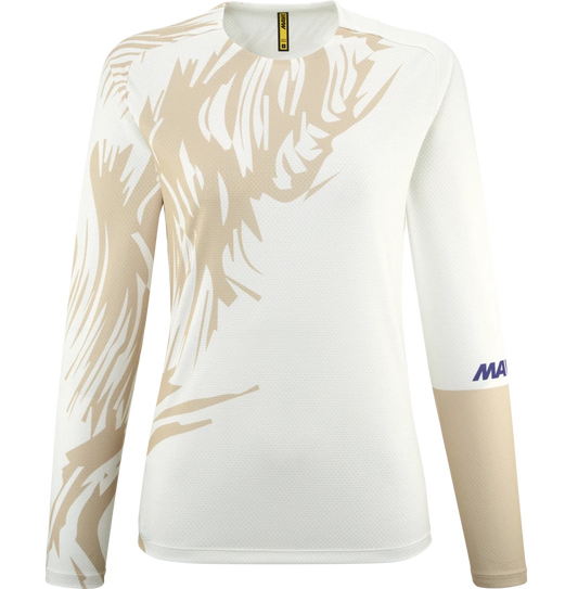 Γυναικείο MAVIC DEEMAX ENDURO Long Sleeve Jersey Λευκό