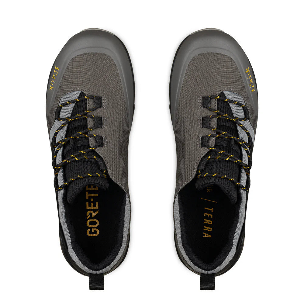 Παπούτσια ποδηλασίας βουνού FIZIK TERRA ERGOLACE GTX FLAT Γκρι/Μαύρο