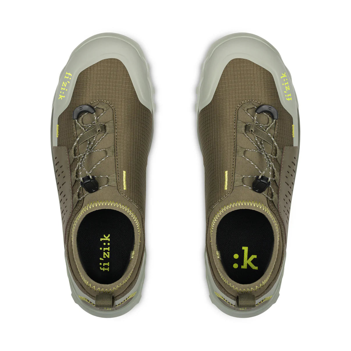 FIZIK TERRA ERGOLACE 2 Mountain Bike Shoes, Brown/Green