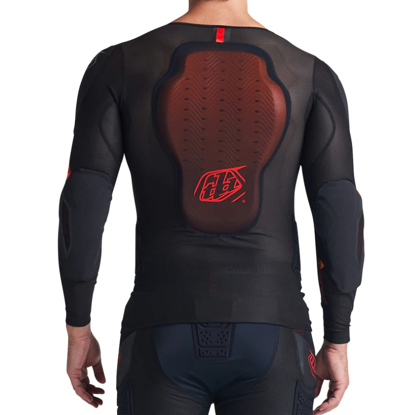 TROY LEE DESIGNS STAGE GHOST D3O Προστατευτικό T-Shirt Μακρυμάνικο Μαύρο