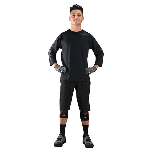 TROY LEE DESIGNS RUCKUS 3/4 μανίκι Jersey Μαύρο