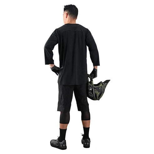 TROY LEE DESIGNS RUCKUS 3/4 μανίκι Jersey Μαύρο