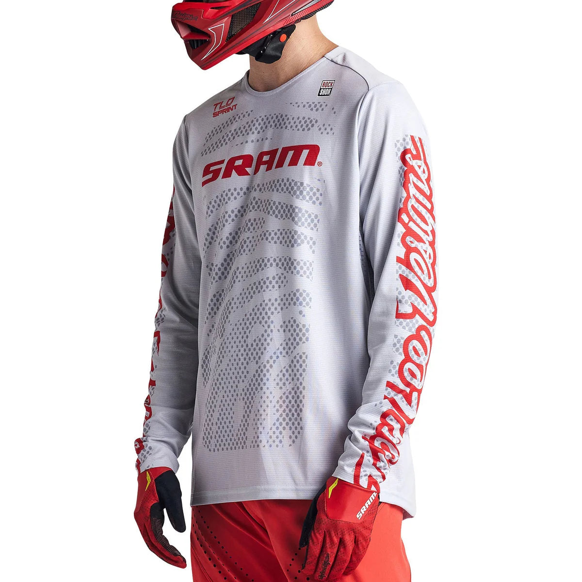 TROY LEE DESIGNS SPRINT SRAM Μακρυμάνικη φανέλα Λευκό
