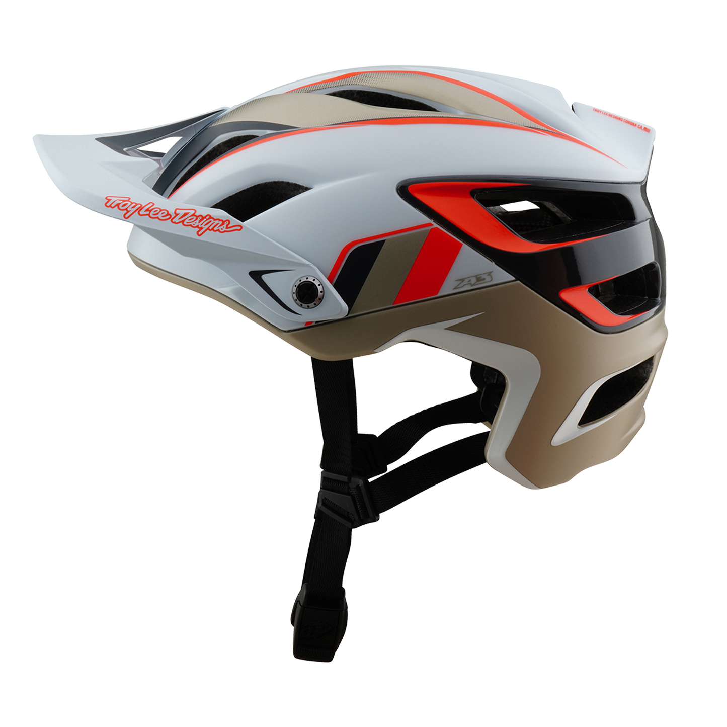 MTB Helmet TROY LEE DESIGNS A3 INTAKE MIPS White