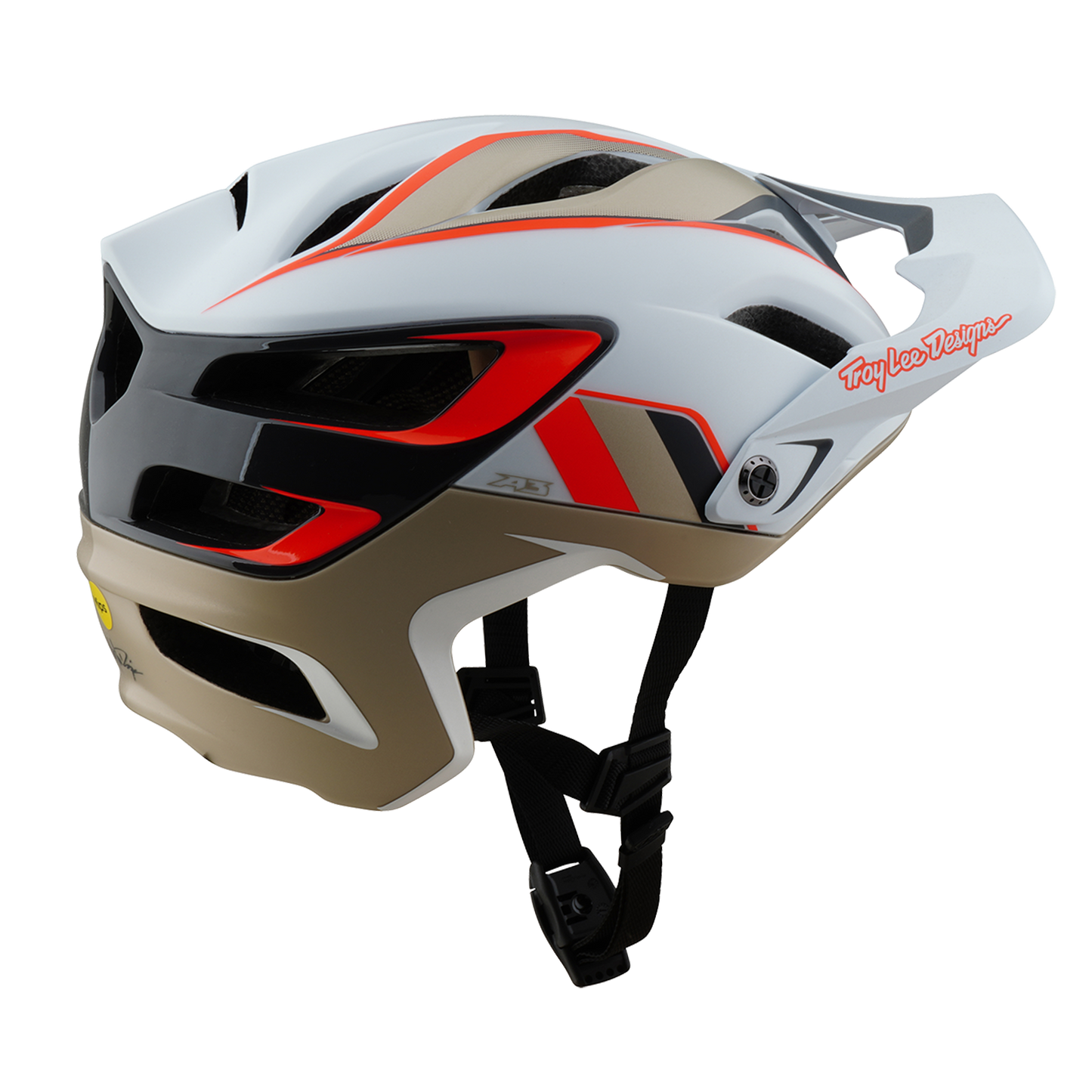 MTB Helmet TROY LEE DESIGNS A3 INTAKE MIPS White