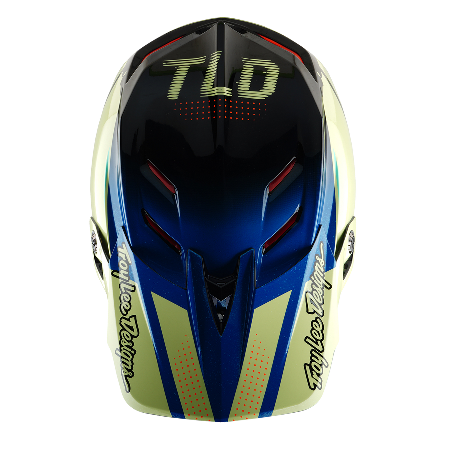 MTB Helmet TROY LEE DESIGNS D4 COMPOSITE MIPS Drip Yellow