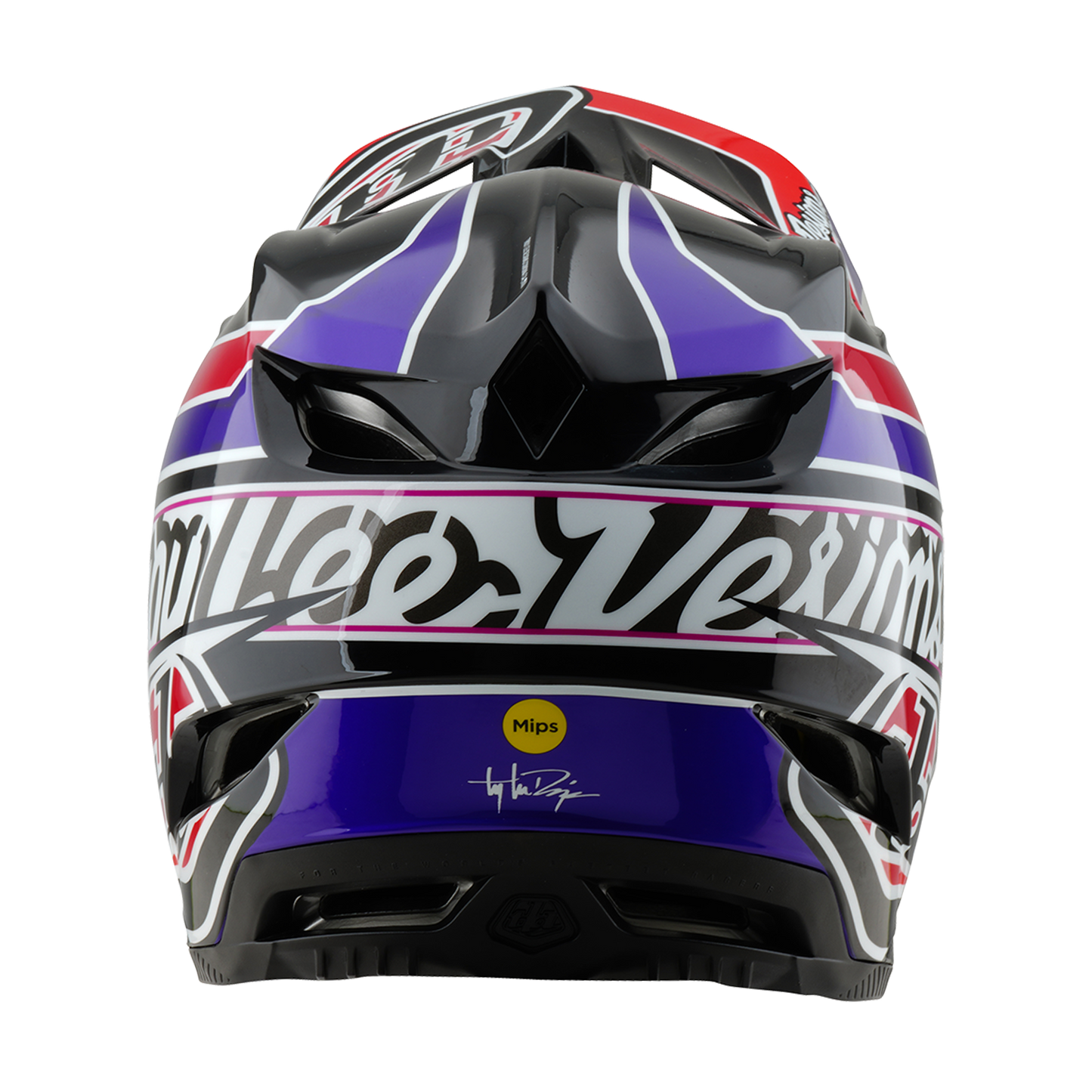 MTB Helmet TROY LEE DESIGNS D4 POLYACRYLITE MIPS LINEAR Black
