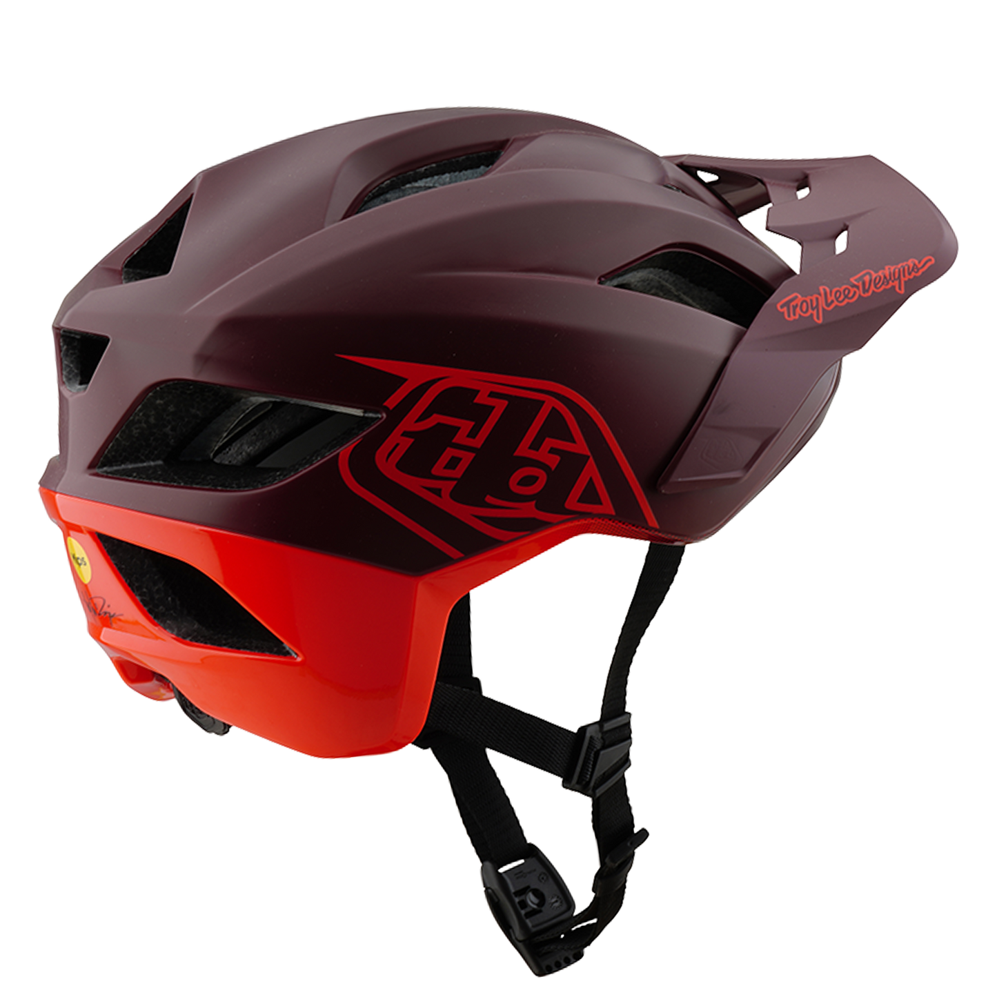 MTB helmet TROY LEE DESIGNS FLOWLINE SE MIPS Bordeaux/Red